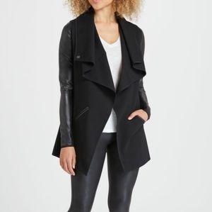 Spanx Black Drape Front Jacket